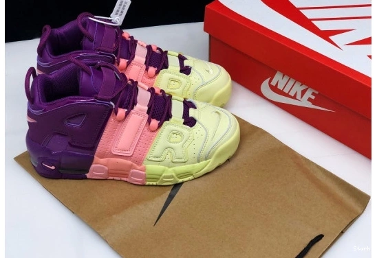 WMNS STYLE PINK MORE UPTEMPO PURPLE-NIGHT CITRON GRAPE AIR BRIGHT AV8237-800 NIKE 0907